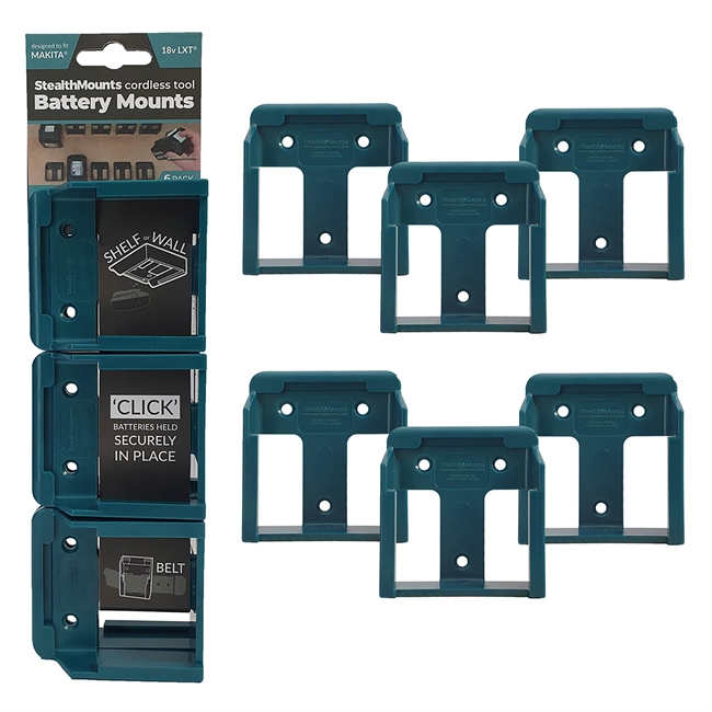 StealthMounts batteriholder til Makita, 6 stk.