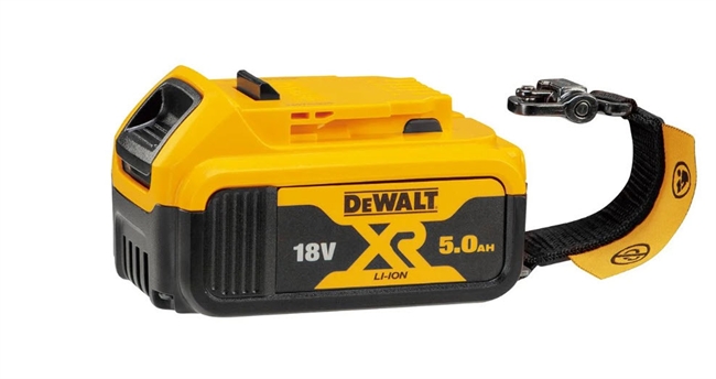 Dewalt 18V Lanyard Ready Batteri LI-ION 5.0 Ah SLIDE-IN DCB184LR