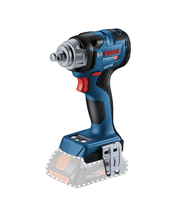 Bosch GDS 18V-330 HC 18V Slagnøgle 1/2" kulfri, løs enhed.