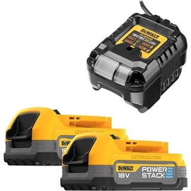 Dewalt 18V Powerstack batterisæt DCBP034-XJ m. oplader