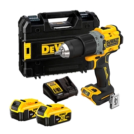 Dewalt DCD805P2-QW Slagbore /bore/skrue Kulløs 18V XR kit med 2 x DCB184.