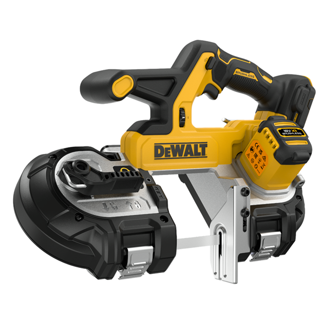 Dewalt 18v kulfri båndsav XR DCS378N, løs enhed uden batteri og lader 