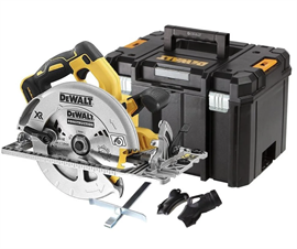 Dewalt 18 V Kraftig akku rundsav XR DCS572NT-XJ,  løs enhed i kuffert