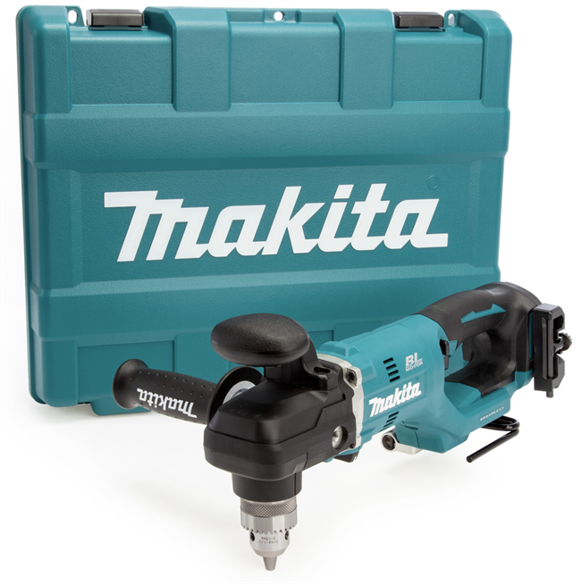 Makita 2X18V Vinkelboremaskine DDA450ZK Løs enh. i kuffert