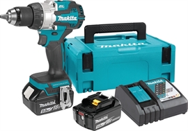 Makita DDF489RTJ 18V Li-Ion KULLØS bore/skrue, komplet kit