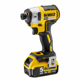 DeWALT Kulløs Slagskruemaskine 18V XR - DCF887 Kit 2 x 5.0ah