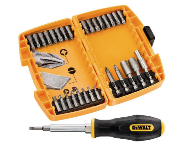 Dewalt skruetrækker m. bits 30 dele DT71506-QZ