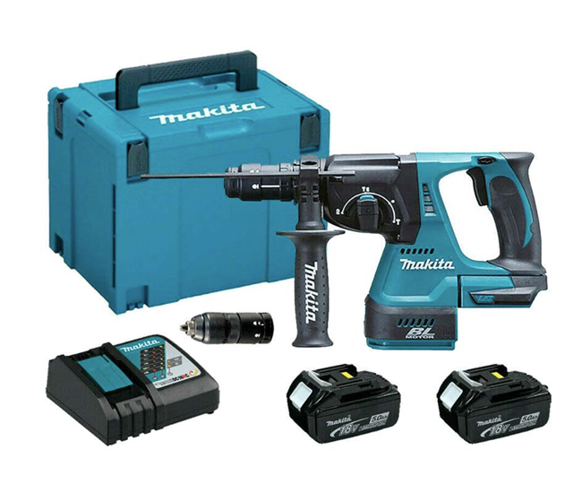 Makita Borehammer 18V DHR243RTJ i Makpac str. 4