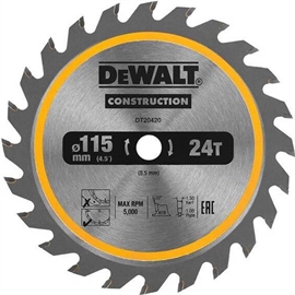 Dewalt Rundsavklinge 115mm 24T 